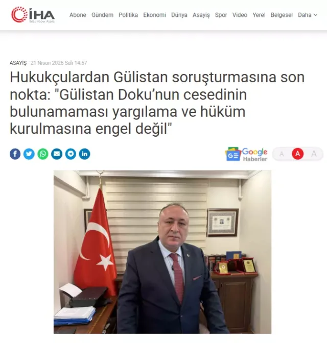 Gülistan Doku'nun Soruşturması